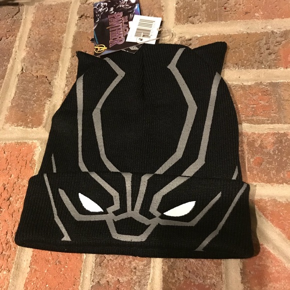 Marvel Other - NWT Black Panther Flip Down Beanie Ski Mask